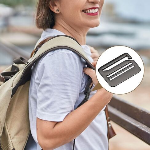 uxcell Metal Ladder Buckle G-Hook Buckle Adjuster Slide Buckle, for Webbing Backpack Strap in Saudi Arabia