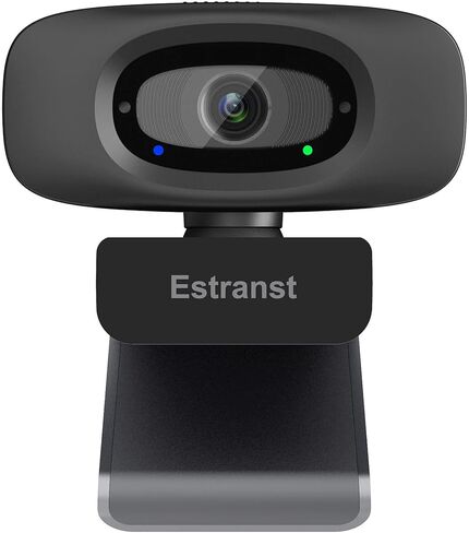 2K Quad HD Webcam with Privacy Cover & Noise-Canceling Microphone, Video Web Streaming Camera for PC Computer Desktop Laptop Mac Zoom Teams &More, 2pcs Cable Organizer in Kuwait