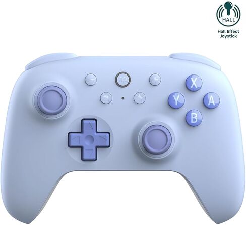 AKNES 8Bitdo Ultimate 2C Bluetooth Controller for Switch, with Hall Effect Joysticks, Non-linear Digital Triggers, Remappable L4/R4 Bumpers, 6-axis Motion Control and Rumble Vibration - Dark Blue in Kuwait