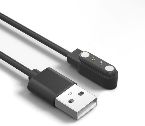 2 Pin Chargers for GloryFit Smart Watch Charger, 2-Pack [Opposite Electrode Polarity] Magnetic USB Charging Cable for Smart Watches with The Gloryfit app (One Fit) in Kuwait