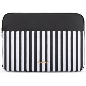 Laptop Sleeve Bag, BAGSMART Laptop Case Compatible with MacBook Air/Pro Retina,13-13.3 inch Notebook Compatible with MacBook Pro 14 inch 2021 2022 M1 Pro/Max A2442, Computer Bag with Pocket, Black