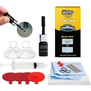 DIY Windshield Repair Kit for Bulls Eyes Star Half Moon Long Crack Combination Repairment