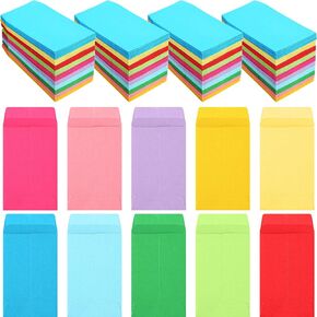 1000 Pcs 2.25 x 3.5 Inch Coin Envelopes Bulk Small Envelopes Self Adhesive for Money Cash Key Storage Home Office Supplies(White)