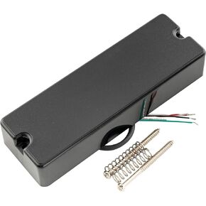 Artec MDC6 Ceramic Magnet Soapbar Style Bass Pickup Bridge Pickup 16K for 6-String Bass, Black