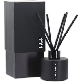 Reed Diffuser Set | After Dark - Mahogany Teak | 6 Reed Sticks | Scent Diffuser for Bedroom Bathroom Living Room & Office (4.2 FL Oz.)