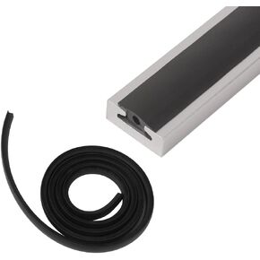 MOTO4U L Track Filler Strip,3.34-Foot Length Rubber Strip for All Styles of L Track, Facilitates Easy Rolling of Motorcycles, ATVs, and Other Wheeled Cargo