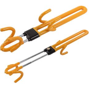 قفل عجلة القيادة Vechkom مضاد للسرقة، قفل أمان السيارة شديد التحمل، حماية قابلة للسحب للسيارات/الشاحنة/سيارات الدفع الرباعي، أصفر in Kuwait