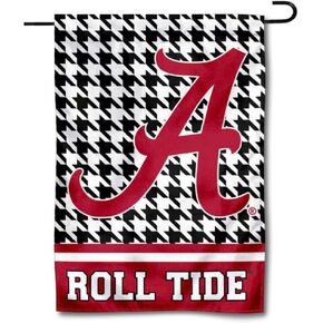 Alabama Crimson Tide Houndstooth Garden Flag