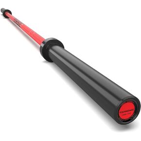 7FT Olympic Barbell 1500LBS سعة 45LB بار أولمبي صلب من الكروم تحميل الحديد (لوحة 2 بوصة) لرفع الأثقال، القرفصاء، المصاعد الميتة، المطابع، والطعنات