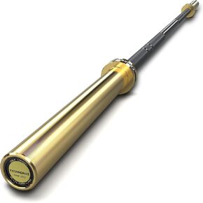 7FT Olympic Barbell 1500LBS Capacity 45LB Olympic Bar Solid Chrome Barbell Load(2-Inch Plate) for Weightlifting, Squats, Dead-Lifts, Presses, and Lunges