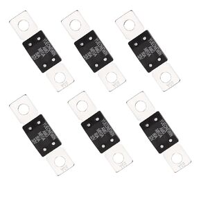 300A MEGA/AMG Fuses, 6 Pcs 300A MEGA/AMG High Current Fuse Bolt Down Auto Fuse Time Delay for Cars, Trucks, Construction Vehicles, Buses, Caravans, Marine (300A / 32V)