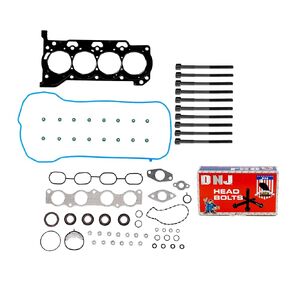 DNJ HGB929 Cylinder Head Gasket Set with Head Bolt Kit for 2010-2015 Toyota Prius 1.8L 1798cc 110cid L4 DOHC