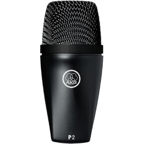 AKG Pro Audio P2 High-Performance Dynamic Bass Microphone, Black