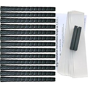 Tacki-Mac Knurled Wrap Standard Golf Grip Kit (13 Grips, Tape, Clamp)