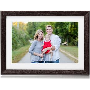 iDPRT 10.1 Inch WiFi Digital Photo Frame, 1280x800 HD IPS Touch Screen Photo Frame Electronic, 16GB Memory, Auto-Rotate, Wall Mountable, Share Photos/Videos Instantly, Smart Photo Frame as Great Gift