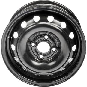 Dorman 939-133 14 x 5.5 In. Steel Wheel Compatible with Select Chevrolet / Pontiac / Suzuki Models, Black