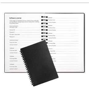 Discreet Password Book with Alphabetical A-Z Tabs - Password Notebook for Internet Website Address Login, Password Keeper and Organizer, No Title on The Cover, 10.2" x 7.5", Green