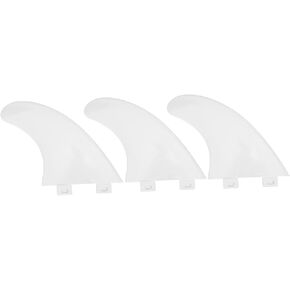 Keenso Surf Boards Fin, 3Pcs/Set 2 Colors FCS Single Heads Surfboard Fins Surfboard Accessory