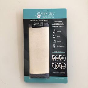 Palm Grips® - Sweat Grips for the use on Gym Equipment. Comfortable, Soft Microfiber or Chamois Grips with a Silicone Backing for Slip Resistance and Velcro Closure. Machine Washable.