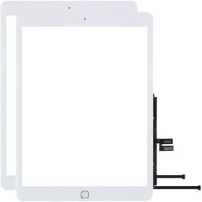 for iPad 7 7th / 8 8th Gen Screen Replacement 2 Pack Digitizer 2019/2020 10.2 Inch, for 7th 8th Generation A2197 A2198 A2200, A2270 A2428 A2429 A2430 Touch Glass with Home Button (Black)