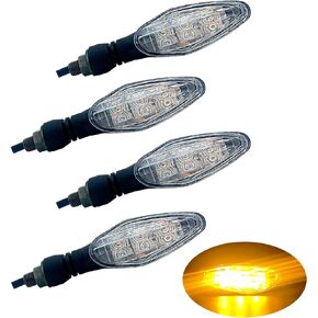 LED بدوره إشارة الضوء E-MARK فحص المركبات 2 قطعة مجموعة دراجة نارية عالمية عالية السطوع DC12V