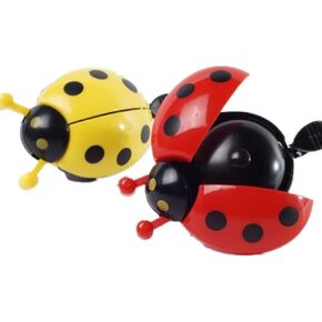 2 PCS Bike Bell Cute Bicycle Bell Kids Bicycle Bell Ring Animal Ladybug Shape Toddler Bike Bell Ladybug Bell Bike Accessories for Children Outdoor Fun