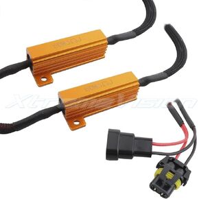 XtremeVision® LED Anti Flicker Resistor Decoder Plug and Play Error Free (1 Pair) - 9006/9005 / 9012 / H10