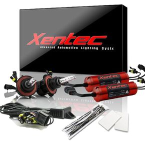 Xentec H1 10000K HID Xenon Bulb bundle with 35W Mini Round Digital Ballast (Ocean Blue)