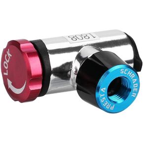 Bike Valve Inflator Economy Lightweight Bike Inflator Head Useful Stopped In The Process of Inflation for Mountain Bikes Mainstream Bike Road Bikes Cycling
