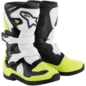 Alpinestars 2014518-125-11 Tech 3S Boots Black/White/Yellow Sz Y11