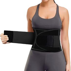 Waist Trainer Belt for Women Men Weight Loss Trimmer Belt Back Support Sport Sweat Workout