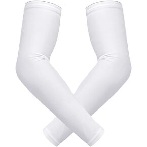 HDE 2 Pack Arm Compression Sleeves for Kids Basketball Shooting Sleeve - Youth Sports Football Baseball Softball