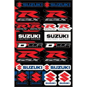 D'cor Visuals 40-40-105 Suzuki Street Decal Sheet, 1 Pack
