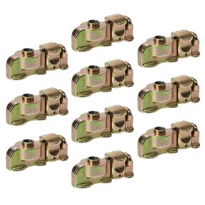 US Cargo Control L Track Double Stud Fitting with Bolt Thread, Use with L Track Rails in Your Truck Or Trailer to Create Instant Tie-Down Anchor Points, Working Load Limit of 1,333 Pounds, 10 Pack