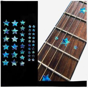 Stars Fret Markers Set - Abalone Blue