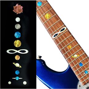 Inlay Sticker Fret Markers for Guitars & Bass - Planets, F-022PL