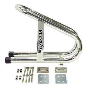 Pit Posse 11018BK (3 1/2" Wide) - Easy-to-Install - Motorcycle Universal Removable Wheel Chock - 5 Year Warranty - Motorcycle Accessories-Black