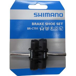 SHIMANO Unisex - Adult BR-CT91 Brake Shoes, Black, 1 Pair