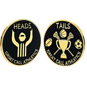 | Referee Official Flip Coin | Football Soccer Volleyball Lacrosse | Official's Choice!