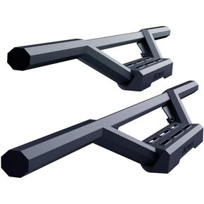 APS Stainless Steel Pocket Steps Running Boards Side Bars Compatible with Dodge Ram 1500 2009-2018 Regular Cab & Ram 2500 3500 2010-2024