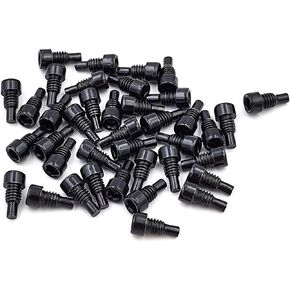 Bike MTB Pedal Bolts Screws M4 x 8mm Black 40 pcs/Bag