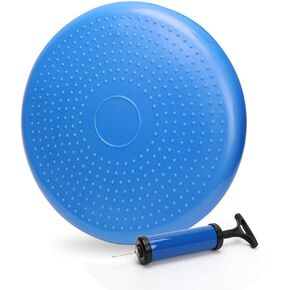 WIWAPLE Wiggle Seat, Inflatable Stability Balance Disc Wobble Cushion, Balance Disc Wiggle Seat, Flexible Seating Classroom with Free Air Pump Sensory Kids (Office & Home & School)