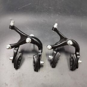 CDHPOWER Bike Brake, Bike Disc Brake, Bicycle C Brake Caliper, Aluminum Alloy Front & Rear Side Pull Brake Set Bike Accessory for Mountain Bike, Folding Bike, Road Bicycle