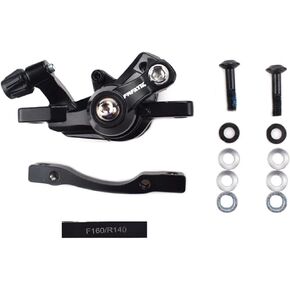 العالمي الأسود دراجة دراجة الجبهة القرص الميكانيكية الفرامل الفرجار F160 R140 in Kuwait