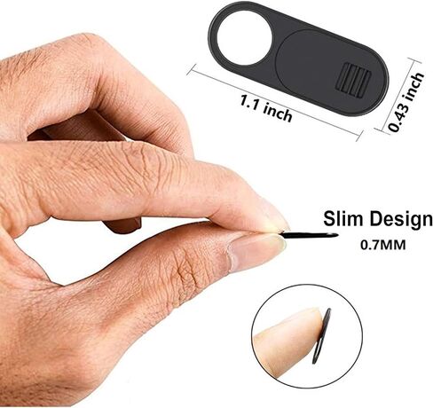 3 عبوات من غطاء كاميرا الويب المنزلق للخصوصية، وغطاء الخصوصية، وحاجب الكاميرا، وغطاء كاميرا الويب الرفيع للغاية لأجهزة الكمبيوتر المحمول، والكمبيوتر الشخصي، والهاتف الخلوي، وحماية خصوصيتك وأمانك in Kuwait