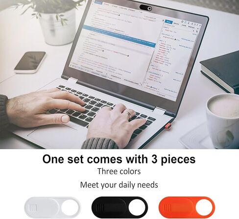 3 عبوات من غطاء كاميرا الويب المنزلق للخصوصية، وغطاء الخصوصية، وحاجب الكاميرا، وغطاء كاميرا الويب الرفيع للغاية لأجهزة الكمبيوتر المحمول، والكمبيوتر الشخصي، والهاتف الخلوي، وحماية خصوصيتك وأمانك in Kuwait