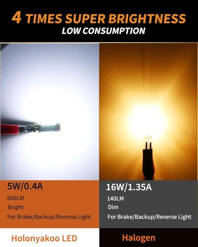 أحدث 921 912 W16W T15 906 904 922 لمبة LED للخلف، النسخ الاحتياطي، الفرامل الثالثة، التوقف، البضائع، ضوء وقوف السيارات، مع 45 4014 رقاقة، 1200 لومن، 8000 ك أبيض، غير قطبية 9-18 فولت (مجموعة من 2) in Kuwait