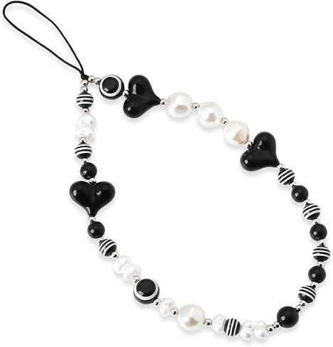 Beaded Cell Phone Accessories Wrist Strap Mobile Phone Bracelet for Women Girls Bag Pendant Wristlet Bead Phone Case Lanyard in Saudi Arabia