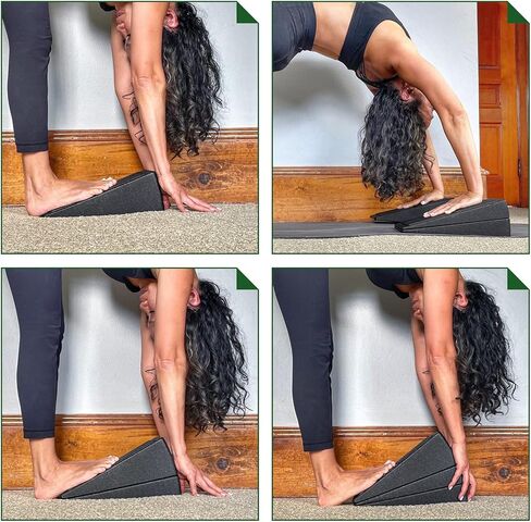 إسفين القرفصاء، كتلة إسفين قابلة للتمدد للقدم، لوح مائل بوزن 480 رطلًا لتمدد ربلة الساق، التمارين المنزلية، القرفصاء وتمتد الساق، قرفصاء الكعب، رفع ربلة الساق in Kuwait