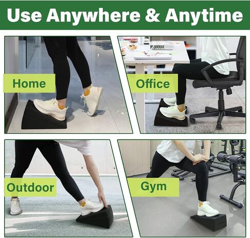 إسفين القرفصاء، كتلة إسفين قابلة للتمدد للقدم، لوح مائل بوزن 480 رطلًا لتمدد ربلة الساق، التمارين المنزلية، القرفصاء وتمتد الساق، قرفصاء الكعب، رفع ربلة الساق in Kuwait